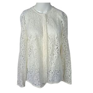 𝅺judith & Charles Lace Button Up Shirt‎